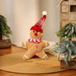Christmas Decoration Plush Gingerbread No Assembly