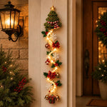 Christmas Door Decoration Illuminated Flat 2D 47.2 Inch