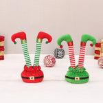 Christmas Elf Decoration Movable Legs Soft Plush
