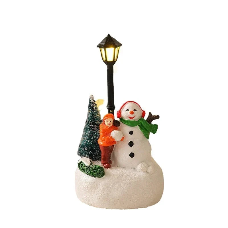 Christmas Figure Integrated Warm LED Lighting