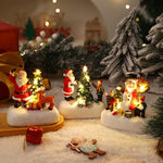 Christmas Figure Integrated Warm LED Lighting
