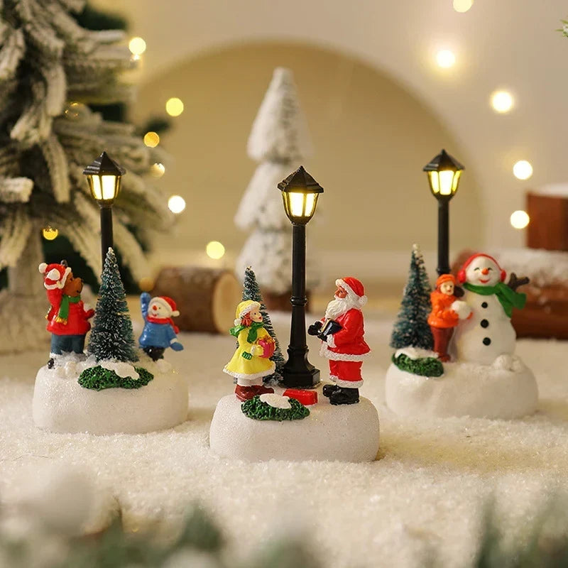 Christmas Figure Integrated Warm LED Lighting