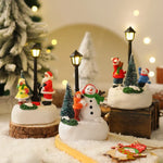 Christmas Figure Integrated Warm LED Lighting