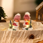 Christmas Figurine Ceramic Integrated LED