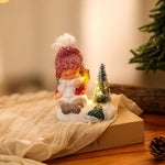 Christmas Figurine Ceramic Integrated LED