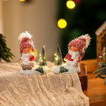 Christmas Figurine LED-Lit Ceramic Compact