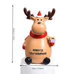 Christmas Figurine Polyresin Weather-Resistant Multi-Color