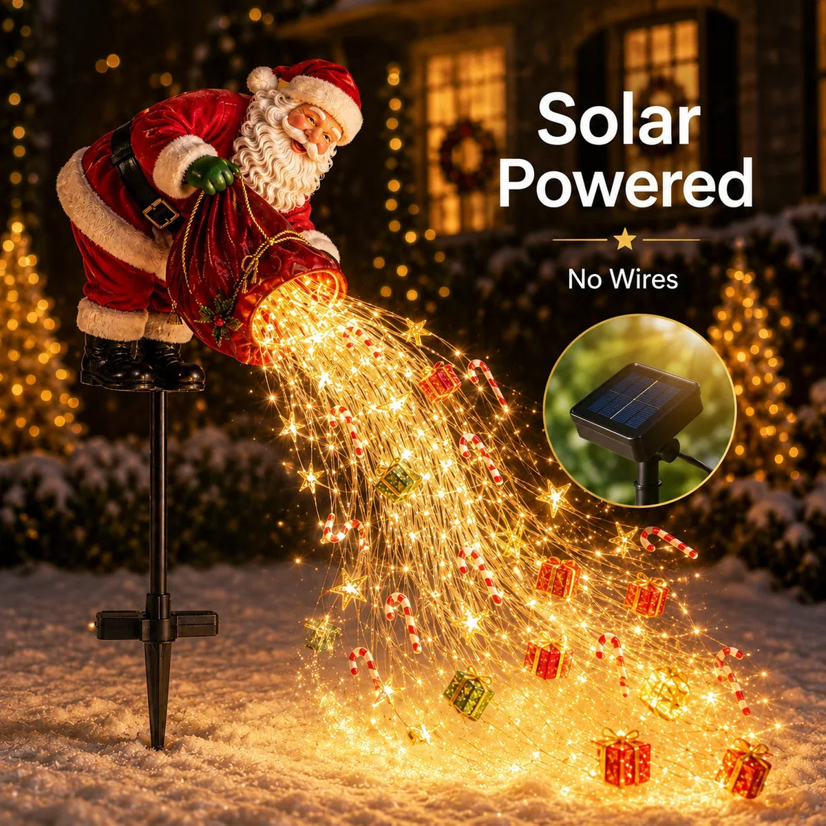 Christmas Garden Light Stake Animated LED Outdoor Decor
