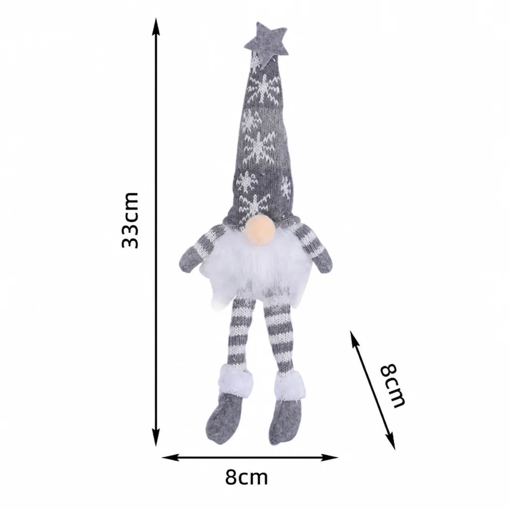 Christmas Gnome Decoration LED Light-Up Festive Accent
