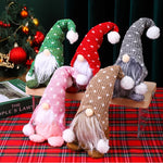 Christmas Gnome Figure White Beard Durable Tabletop Decor