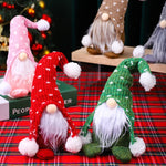 Christmas Gnome Figure White Beard Durable Tabletop Decor