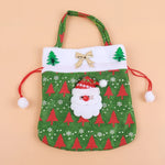 Christmas Gnome Figurine Plush Face & Gift Sack