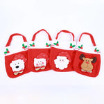 Christmas Gnome Figurine Plush Face & Gift Sack