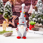 Christmas Gnome Plush Gray Hat & Long White Beard