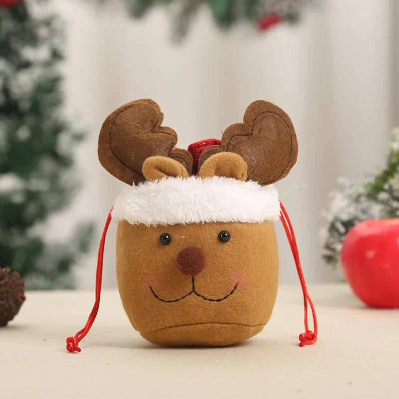Christmas Gnome Soft Face With Gift Sack