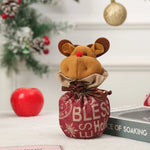Christmas Gnome Soft Face With Gift Sack