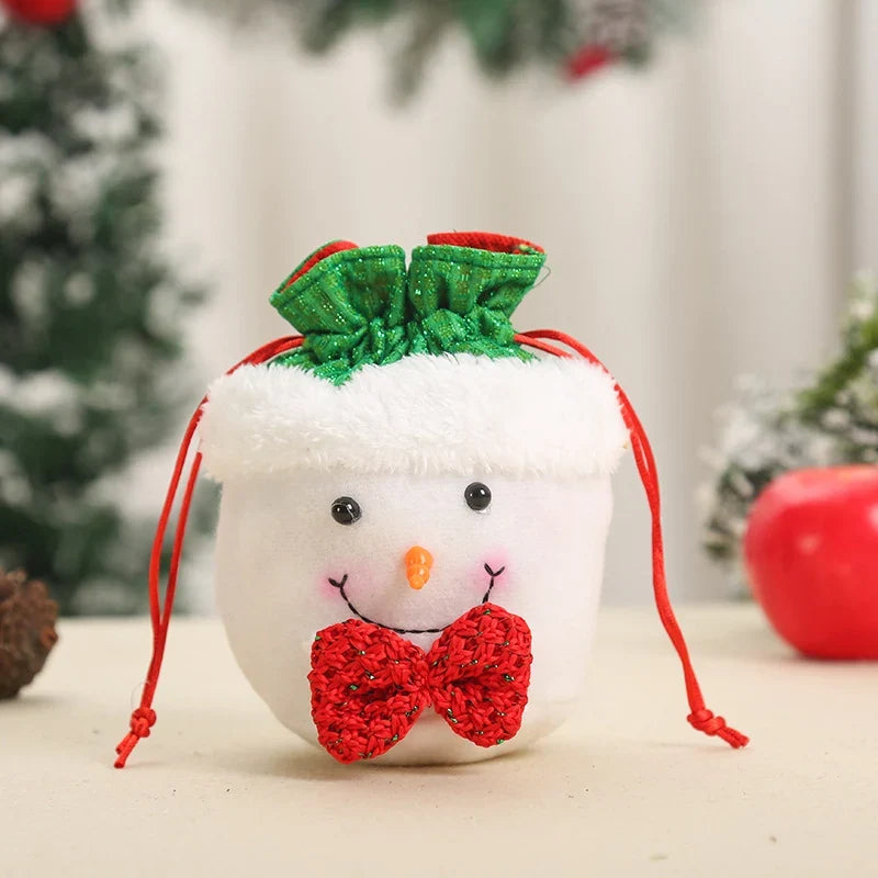 Christmas Gnome Soft Face With Gift Sack