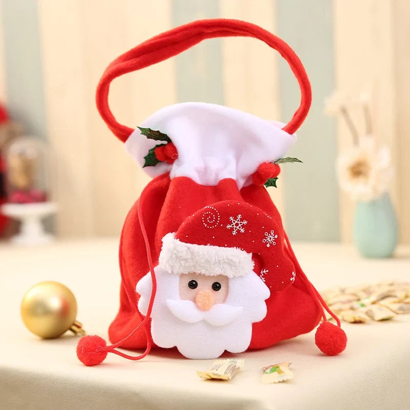 Christmas Gnome Soft Face With Gift Sack