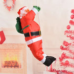 Christmas Hanging Ornament Santa Figure & Reindeer Motif