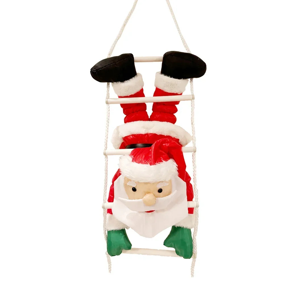 Christmas Hanging Ornament Santa Figure & Reindeer Motif