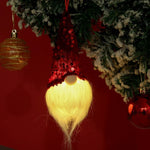 Christmas Hanging Ornament Sequined Warm Glow Easy Hang