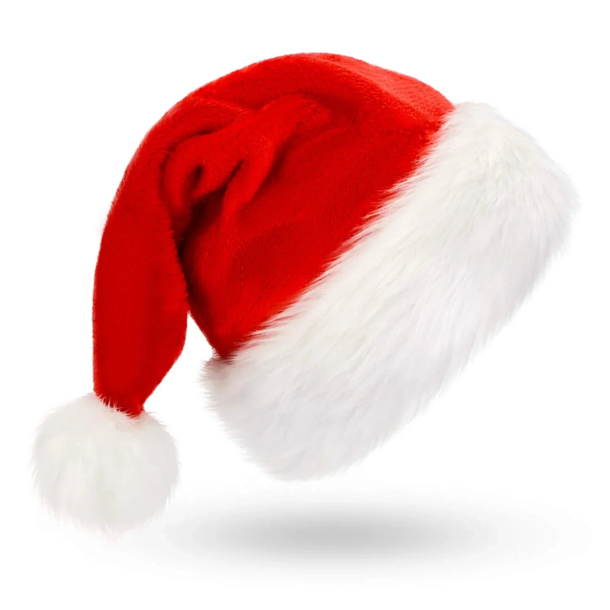 Christmas Hat Double-Sided Fleece & Plush Elastic Fit