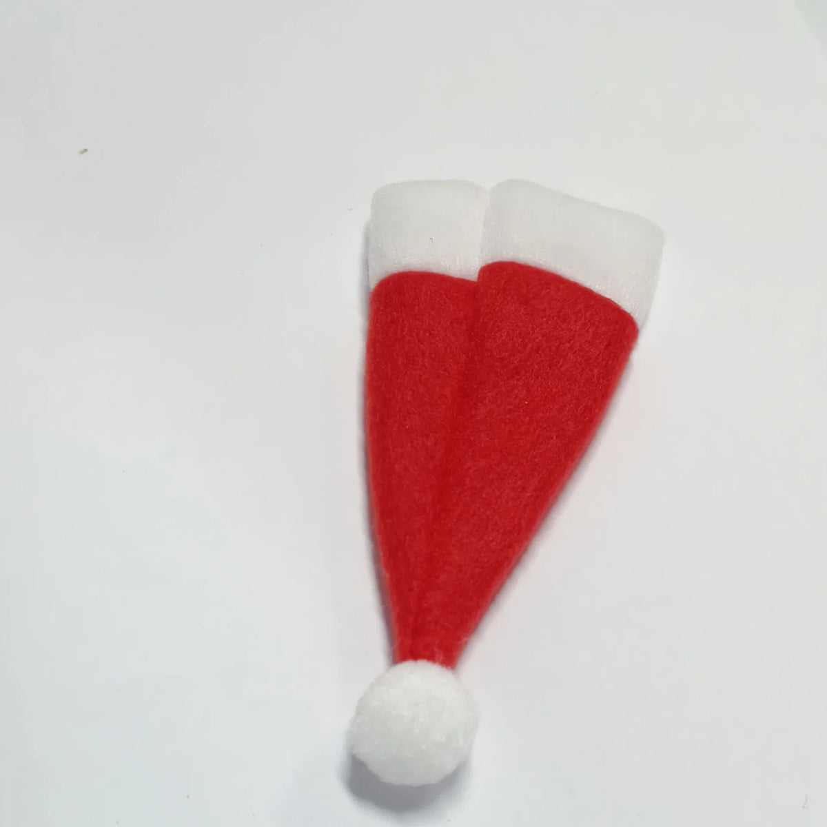 Christmas Hat Plush Ear Cover & Pom-Pom