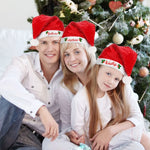 Christmas Hat Plush Embroidered One Size Fits All