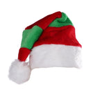 Christmas Hat Plush Trim & Flexible Fit