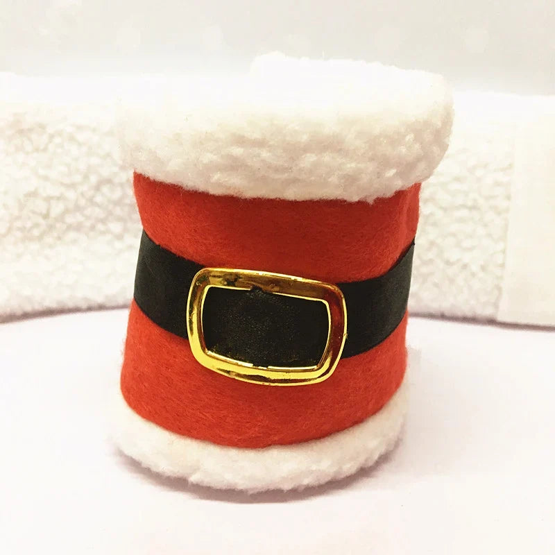 Christmas Hat Santa Style Soft Plush Machine Washable