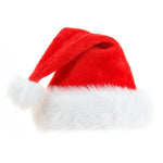 Christmas Hat Soft Fleece & Faux Fur Trim