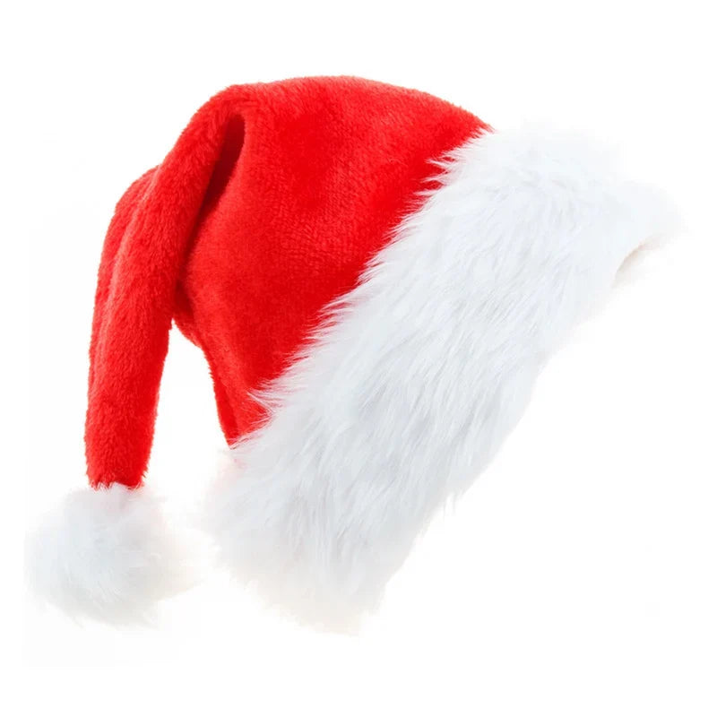 Christmas Hat Soft Fleece & Faux Fur Trim
