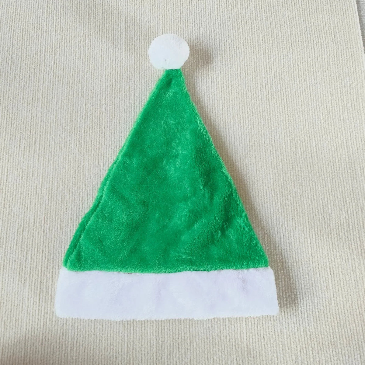 Christmas Hat Soft Fleece Integrated Lights One Size