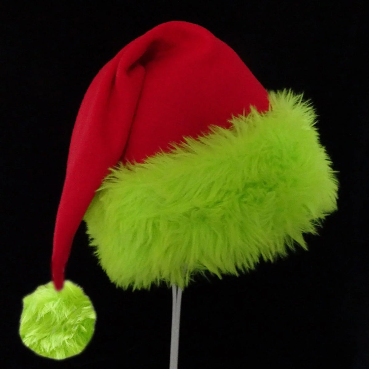 Christmas Hat Soft Plush Trim One Size Fits All