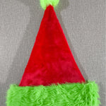 Christmas Hat Soft Plush Trim One Size Fits All