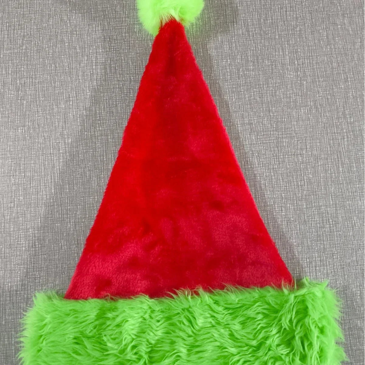 Christmas Hat Soft Plush Trim One Size Fits All