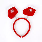 Christmas Headband Santa Figurines Soft & Comfortable Fit