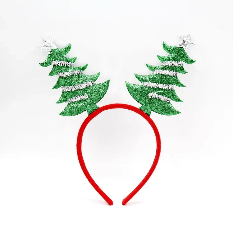 Christmas Headband Santa Figurines Soft & Comfortable Fit