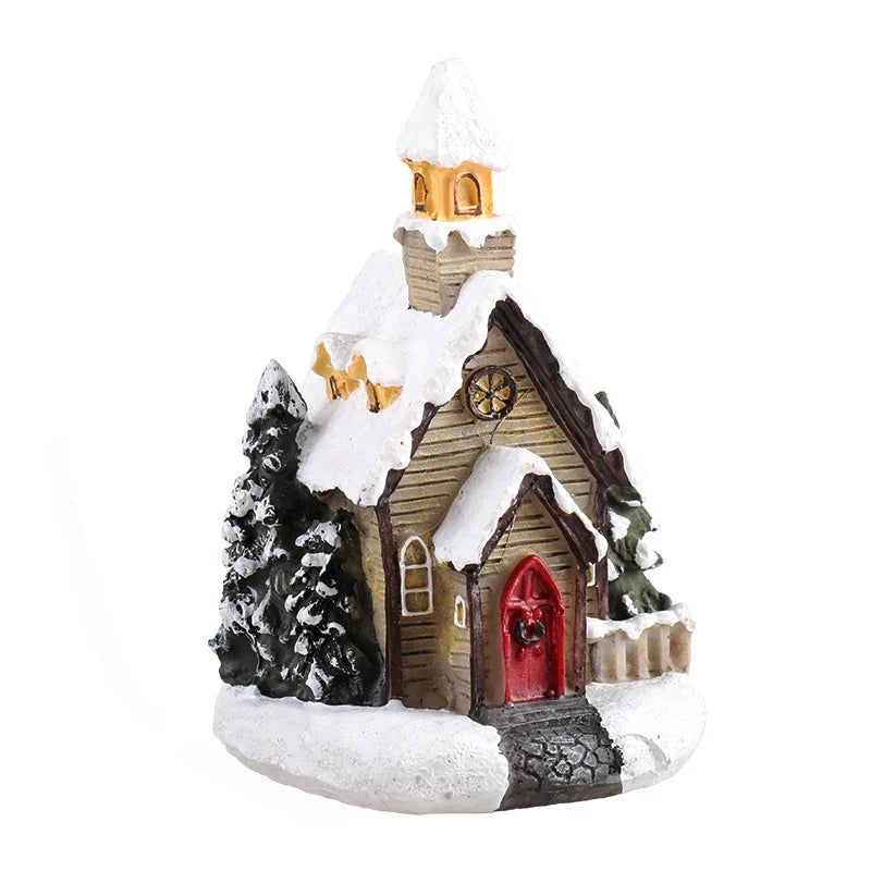 Christmas House Handcrafted LED & Snow Accents