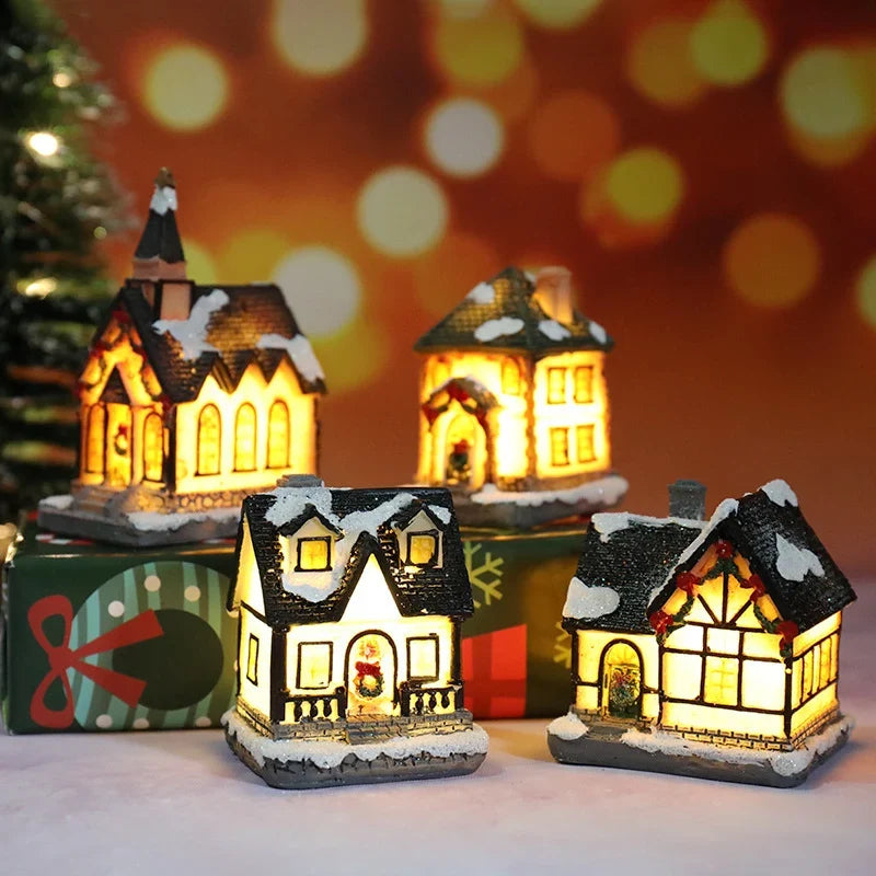 Christmas House Handcrafted LED & Snow Accents
