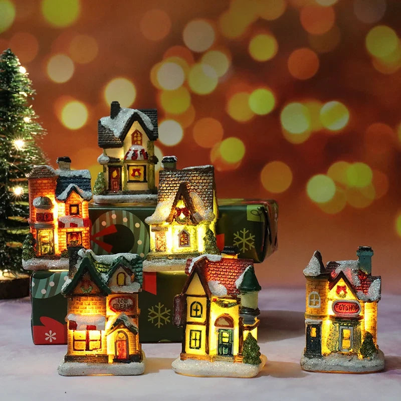 Christmas House Handcrafted LED & Snow Accents