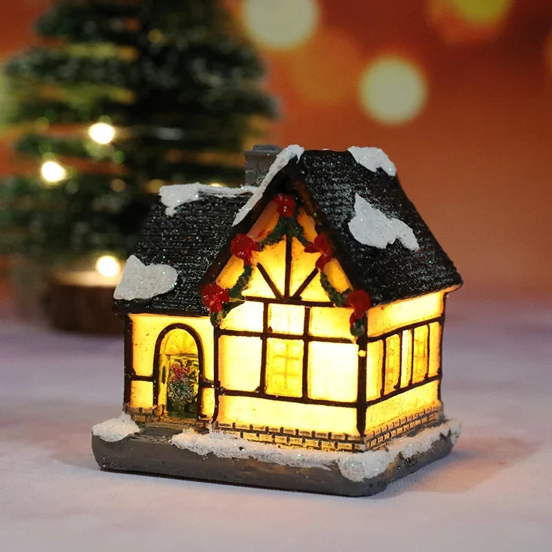 Christmas House Handcrafted LED & Snow Accents