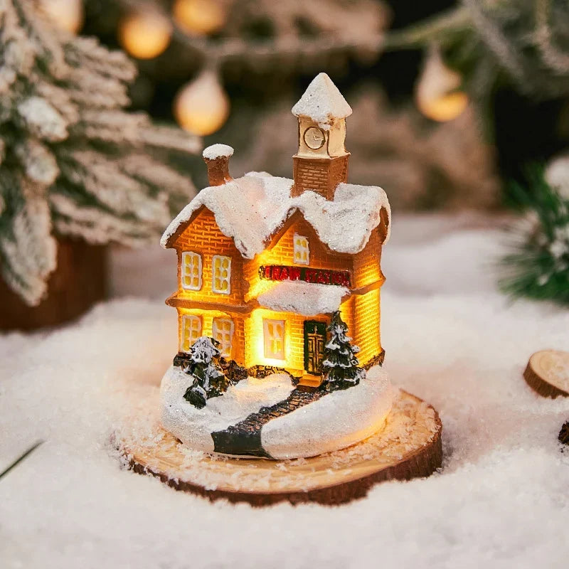 Christmas House Light Handcrafted Soft Glow Indoor & Outdoor