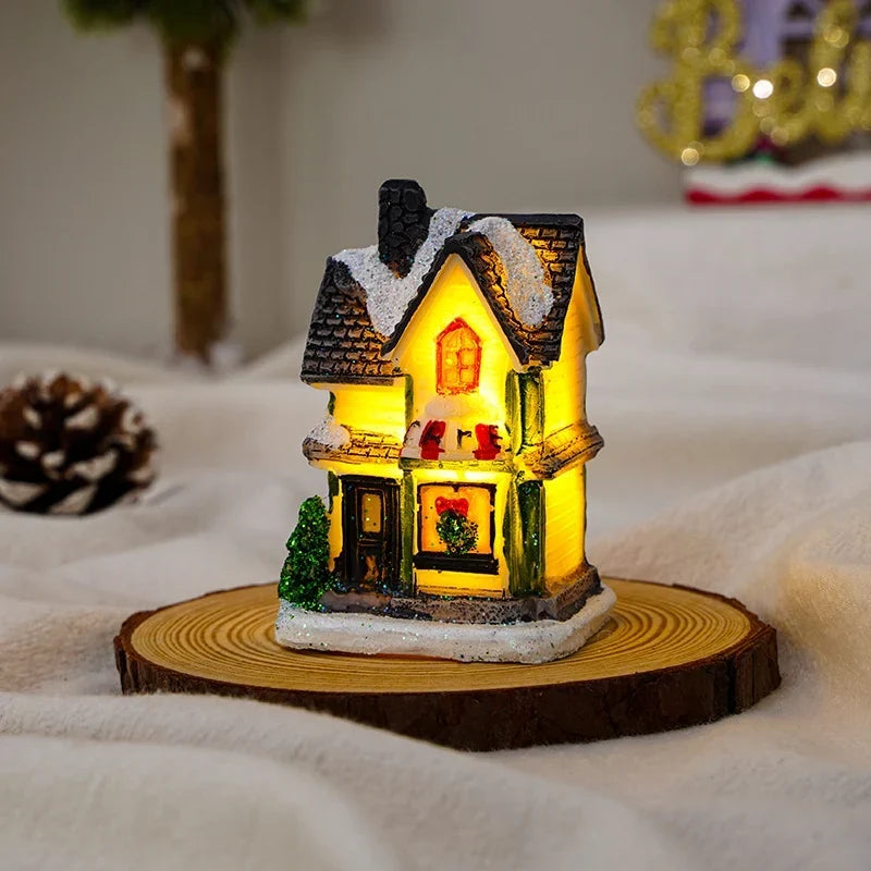 Christmas House Light Handcrafted Soft Glow Indoor & Outdoor