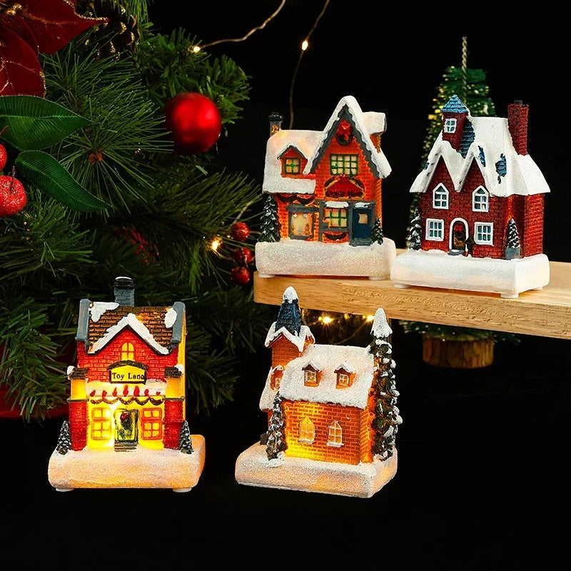 Christmas House Light Warm LED Energy-Efficient Plug-In