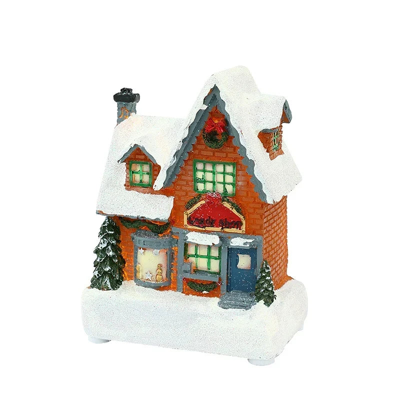 Christmas House Light Warm LED Energy-Efficient Plug-In