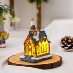 Christmas House Soft LED Glow Polyresin Indoor & Outdoor