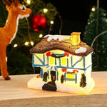 Christmas House Soft LED Glow Polyresin Indoor & Outdoor