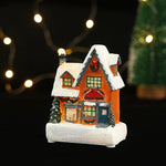 Christmas House Soft LED Glow Polyresin Indoor & Outdoor