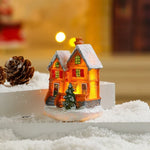 Christmas House Soft LED Glow Polyresin Indoor & Outdoor